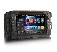 Erisin 8-Kern 4GB+64GB Android 13 Autoradio mit GPS Navi für Chevrolet Avalanche Buick Enclave GMC Acadia Hummer H2 Unterstützt DAB+ CarPlay Android Auto DSP WiFi BT A2DP TPMS CD 7 Zoll Touchscreen