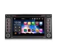 Erisin 8-Kern 4GB+64GB Android 14 Autoradio Bluetooth GPS Navi für VW T5 Multivan Touareg Wireless CarPlay Android Auto WiFi 4G DSP DAB+ OBD2 DVB-T2 RDS USB TPMS Canbus Lenkradsteuerung CD Player