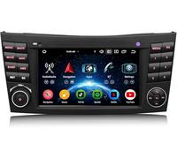 Erisin 8-Kern 4GB+64GB Android 16 2 DIN Autoradio Bluetooth für Mercedes Benz E Klasse W211 CLS Klasse W219 7 Zoll Touchscreen CarPlay Android Auto GPS Navi DAB+ Radio DSP A2DP WiFi USB OBD SWC Canbus
