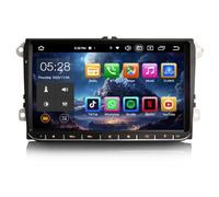 Erisin 8-Kern 4GB+64GB Android 16 Autoradio Bluetooth für VW T6 Transporter Crafter Amarok Caddy Polo ŠKODA Yeti 9 Zoll IPS Touchscreen Unterstützt CarPlay Android Auto GPS Navi WiFi DAB+ OBD2 USB 4G