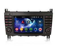 Erisin 8-Kern 4GB+64GB Android 16 Autoradio GPS Navi für Mercedes Benz C-Klasse W203 CLC Klasse W203 C180 G-Klasse W463 Unterstützt Bluetooth 7 Zoll Touchscreen CarPlay Android Auto DAB+ WiFi Canbus