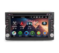 Erisin 8-Kern 4GB RAM+64GB ROM Universal Doppel Din Android 14 Autoradio mit CD Player GPS Navigation Bluetooth 5.0 Kabellos CarPlay 2 Din Radio Android Auto DAB+ WiFi 4G DSP USB FM RDS OBD2 Canbus