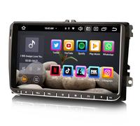 Erisin 8-Kern Android 14 4+64GB Autoradio für VW Crafter Polo 6R Amarok Caddy T6 Skoda Yeti Unterstützung GPS Sat NAV Carplay DSP Bluetooth 5.0 WiFi DAB+