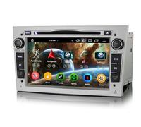 Erisin Acht-Kern 4GB+64GB Android 14 DAB+ Autoradio DVD Für OPEL Astra H Corsa D Antara Zafira Vivaro Signum mit GPS Navigation Wireless CarPlay Android Auto WiFi 4G Bluetooth 5.0 AM/FM RDS USB 7 Zoll