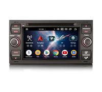 Erisin Android 13 Autoradio Acht-Kern 4GB+64GB CD mit GPS Navi Für FORD C/S-Max Focus Galaxy Kuga Transit Connect Fiesta Unterstützt Wireless CarPlay Android AUTO WiFi 4G Bluetooth 5.0 DAB+ FM RDS USB