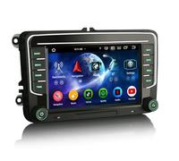 Erisin Android 14 4GB+64GB 8-Kern Autoradio GPS Navi für VW Passat B6 Golf 5 Golf 6 Touran Skoda Seat Tiguan Jetta T5 7" Touchscreen Unterstützt CarPlay Android Auto DAB+ WiFi 4G FM Bluetooth 5.0 A2DP