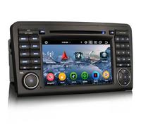 Erisin Android 14 Autoradio DVD für Mercedes Benz Klasse M/ML/GL W164 X164 Unterstützt DAB+ Navi Carplay Bluetooth WiFi A2DP RDS FM/AM Radio DSP Canbus Navigation 4GB RAM+64GB ROM