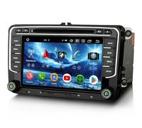 Erisin Android 14 DVD Autoradio GPS Navigator für VW Caddy Crafter Amarok Polo Transporter T6, Skoda Yeti 7 Zoll Touchscreen Wireless CarPlay WiFi 4G Bluetooth 5.0 A2DP Canbus 8-Kern 2.0GHz CPU