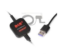Erisin Dual Tuner DAB+ Digital Radio Box Antenne mit Verstärkter Antenne Kit Adapter für Auto Stereo Android 11 12 13 14 USB Port Anschluss