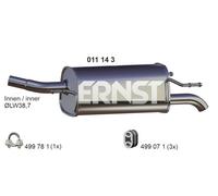 ERNST 011143 Endschalldämpfer für OPEL