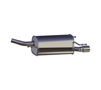 ERNST 011228 Endschalldämpfer Auspuff für OPEL CORSA C 1.0 58/60 PS Z10XE Z10XEP
