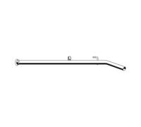 ERNST 522502 Abgasrohr Auspuffrohr für RENAULT CLIO 2 1.2 / 16V 58/75 PS mitte