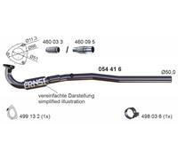 ERNST Abgasrohr Hosenrohr + Anbausatz für OPEL ASTRA H ZAFIRA B 1.8 vorne
