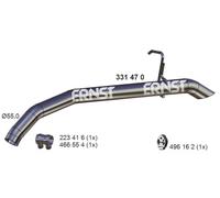 ERNST Abgasrohr 331470 für FORD TRANSIT CONNECT TOURNEO TDCi TDDi