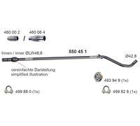 ERNST Abgasrohr Mitte u.a. für FIAT, FORD