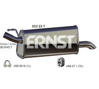 ERNST Endschalldämpfer für GENERAL MOTORS OPEL 033237