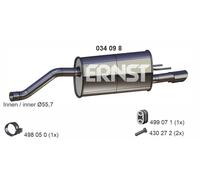 ERNST 034098 Endschalldämpfer