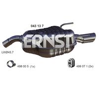 ERNST Endschalldämpfer links für GENERAL MOTORS OPEL 043137