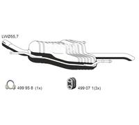 ERNST Endschalldämpfer 054041 für Opel GM