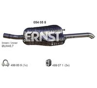 ERNST Endschalldämpfer für GENERAL MOTORS OPEL 054058
