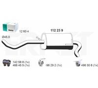 ERNST Endschalldämpfer für VAG 112239