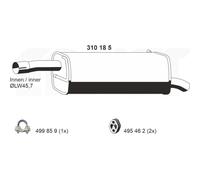 Ernst | Endschalldämpfer | 310185