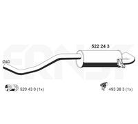 ERNST Endschalldämpfer für RENAULT CLIO 3 GRAND / MODUS 1.2 16V 8200385653