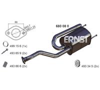 ERNST Endschalldämpfer für HONDA 680080