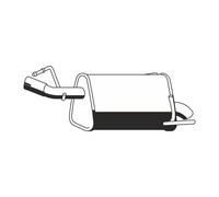 ERNST Endschalldämpfer Auspuff für OPEL MERIVA A 1.3 CDTI 1.7 DTI 93335171