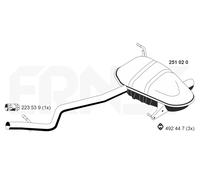 ERNST Endschalldämpfer für BMW 251020