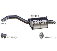 ERNST Endschalldämpfer für FORD VOLVO 650243