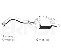 ERNST Endschalldämpfer für HAIMA (FAW) TOYOTA 687119