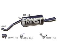 ERNST Endschalldämpfer 115117