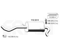 ERNST Endschalldämpfer für VAG 112239