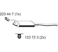 ERNST Endschalldämpfer für VAG 142113