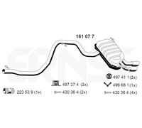 ERNST Endschalldämpfer für VAG 161077