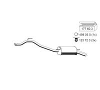 ERNST Endschalldämpfer für VAG 177047