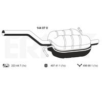 ERNST Endschalldämpfer für VW