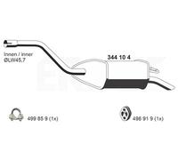Ernst Endschalldämpfer [Hersteller-Nr. 344104] für Ford