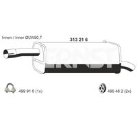 ERNST Endschalldämpfer hinten für FORD 313216