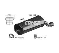ERNST Endschalldämpfer Schalldämpfer für Peugeot 206+ 1.1 1.4i 506267