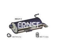 ERNST Endschalldämpfer Schalldämpfer für Peugeot 206 SW 1.4 1.6 16V 1.1