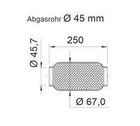 ERNST Flexrohr, Abgasanlage 460378