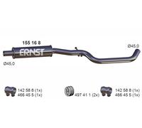 ERNST Mittelschalldämpfer für VAG 155168