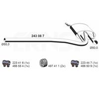 ERNST 243087 Mittelschalldämpfer für AUDI A4 B5 1.9 TDI 90-116 PS 8D0253409AK