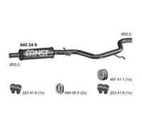 ERNST Mittelschalldämpfer für VW Golf VI Variant Skoda Octavia II Combi 645249