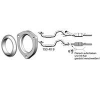 1x Abgasrohr ERNST 153409 passend für SEAT VAG