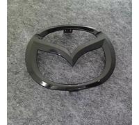 Ersatz Emblem für Mazda 3 Sedan 2017 2018,Schwarz Vorne Kühlergrill Hinten Kofferraum Aufkleber Zeichen Logo Schriftzug 3D Metall Auto Außen Dekoration Zubehör,just Front