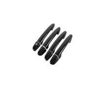 Ersatz für Mazda 2 3 6 2007 2008 2009 2010 2011 2012 2013 2014 2015 2016 2017 2018 2019 ABS Chrom Türgriffabdeckung Zierleisten linker Griff (Farbe: Carbon, 2 Knöpfe) (Schwarz 0,007) Hintern