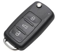 Ersatz-Klapp-Autoschlüsselgehäuse Funkschlüssel Schlüssel für VW Golf Mk6 Tgu...